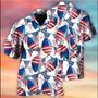 Independence Day Basic Style Hawaii All Over Print Mother Day Gift Patriotic Day Unisex Hawaiian