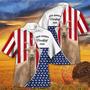 Independence Day Goat Make America Cowboy Again With American Flag Pattern Hawaii Hawaiian Shirt