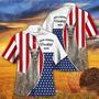 Independence Day Llama Make America Cowboy Again With American Flag Pattern Hawaii Hawaiian Shirt