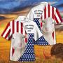 Independence Day Sheep Make America Cowboy Again With American Flag Pattern Hawaii Hawaiian Shirt