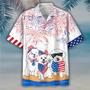 Independence In Coming Bichon Frise Alloha Hawaii Shirts For Men And Woman, American Usa Flag Hawaii Dog Shirts