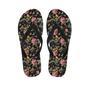 Janpanese Floral Dragon Print Men's Flip Flops