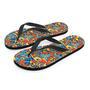 Jungle Hippie Psychedelic Trippy Men's Flip Flops