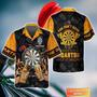 Just Want To Drink Beer And Play Darts. Personalized Name Hawaiian Shirt