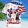 Labrador Retriever Independence Day Hawaiian Shirt, Dog Hawaii Beach Shirt Short Sleeve For Of July