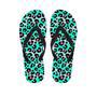 Leopard Zebra Print Men's Flip Flops