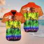 LGBT Beach Hawaiian Shirt, Beach Beautiful Design Hawaiian Shirt