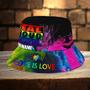 LGBT Pride Real Proud Boys Love is Love Bucket Hat Bucket Hat for LGBT Community