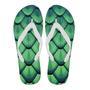 Mermaid Scales Teal Green Pattern Print Men & Women Flip Flops