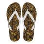 Monarch Butterfly Pattern Print Men & Women Flip Flops