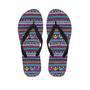 Multicolor Indian Aztec Geometric Art Men's Flip Flops