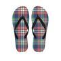 Multicolor Plaid Tartan Men's Flip Flops