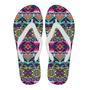 Native American Indians Aztec Tribal Navajo Print Men & Women Flip Flops