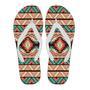 Native American Navajo Indians Aztec Tribal Print Men & Women Flip Flops