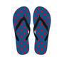 Navy Polka Dot Men's Flip Flops