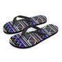 Neon Color Indian Aztec Doodle Men's Flip Flops