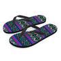 Neon Color Indian Aztec Trippy Men's Flip Flops