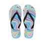 Neon Color Marble Men's Flip Flops