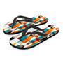 Neon Geometric Men's Flip Flops