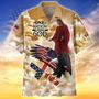 One Nation Under God Full Printed Hawaiian Shirt For Summer, Patriotic Of Jul Hawaii Aloha Beach Shirt