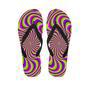 Optical Illusion Abstract Men's Flip Flops