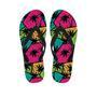 Palm Leaf Hawaiian Print Pattern Men's Flip Flops