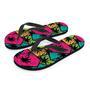 Palm Leaf Hawaiian Print Pattern Men's Flip Flops