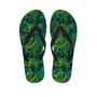 Palm Leaf Tropical Print Men's Flip Flops