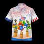 Parrot Hawaiian Shirts Independence Day Is Coming, Funny Independence Day Gift, Of July Funny Hawaii Shirt