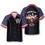 Patriotic American Flag Eagle Custom Bowling Hawaiian Shirt, Flag USA Bowling Hawaiian Shirt