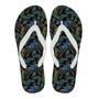 Peacock Feather Pattern Print Men & Women Flip Flops