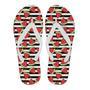 Piece Watermelon Stripe Black Pattern Print Men & Women Flip Flops