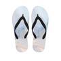 Pink Beige Marble Men's Flip Flops