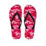 Pink Camo Print Men's Flip Flops