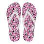 Pink Cartoon Cow Pattern Print Men & Women Flip Flops