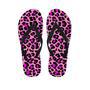 Pink Cheetah Leopard Men's Flip Flops