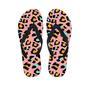 Pink Cheetah Print Men's Flip Flops