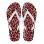 Pink Dot Cheetah Leopard Pattern Print Men & Women Flip Flops