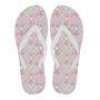 Pink Girly Mermaid Unicorn Teal Scales Pattern Print Men & Women Flip Flops