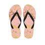 Pink Gold Marble Men's Flip Flops