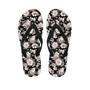 Pink Rose Floral Pattern Print Men's Flip Flops