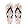 Pink Rose Flower Men's Flip Flops