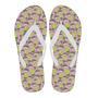 Pink Rose Hedgehogs Pattern Print Men & Women Flip Flops