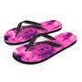 Pink Tie Dye Men's Flip Flops