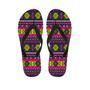 Pink Tribal Aztec Grunge Men's Flip Flops