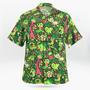 PKM Green Color Hawaii Shirt, Funny Poke M Green Color Hawaiian Shirt Summer Outfit for Men, Women, Beach Shirt for Fans