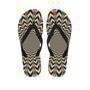 Psychedelic Blue Optical Illusion Men's Flip Flops