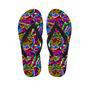 Psychedelic Geometric Multicolor Men's Flip Flops