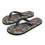 Psychedelic Print Men's Flip Flops