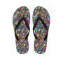 Psychedelic Print Men's Flip Flops